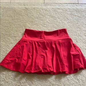Red Women's Athletic Skirt